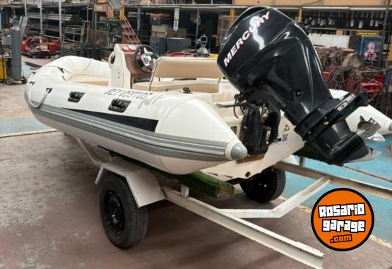 Embarcaciones - Gomón Semi-Rigido 4.70 con Mercury 4t 60HP y trailer - En Venta
