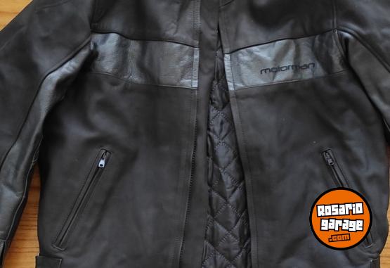 Indumentaria - Campera cuero Motorman con proteccion - En Venta
