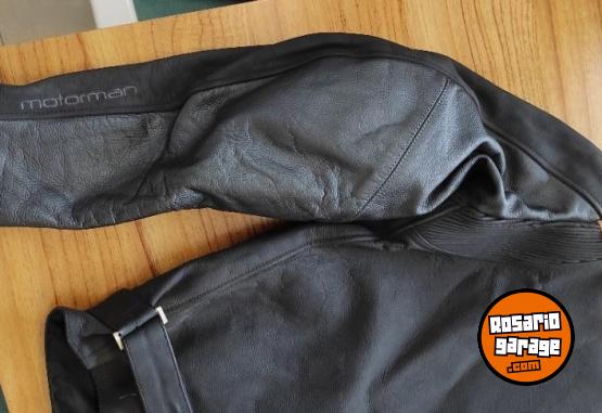 Indumentaria - Campera cuero Motorman con proteccion - En Venta