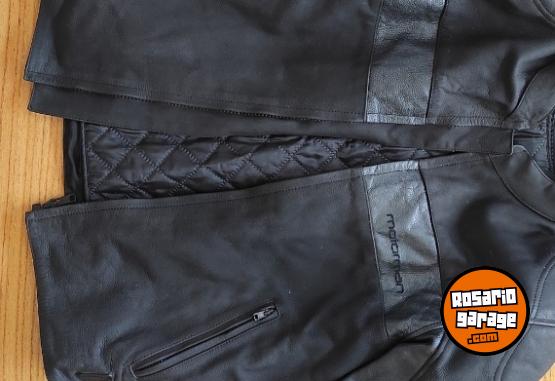 Indumentaria - Campera cuero Motorman con proteccion - En Venta