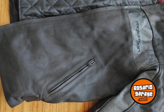 Indumentaria - Campera cuero Motorman con proteccion - En Venta