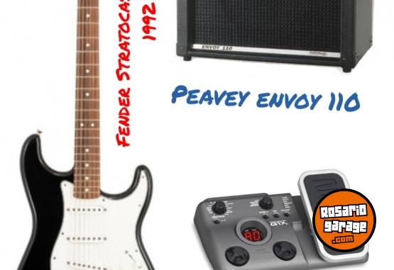 Instrumentos Musicales - Kit guitarra Fender,amplificador Peavey,pedalera zoom - En Venta