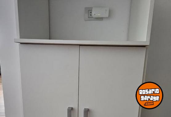 Hogar - Mueble para Microondas Blanco - PLATINUM - En Venta