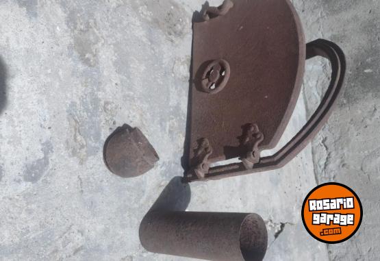 Hogar - Puerta con marco de fundición horno - En Venta