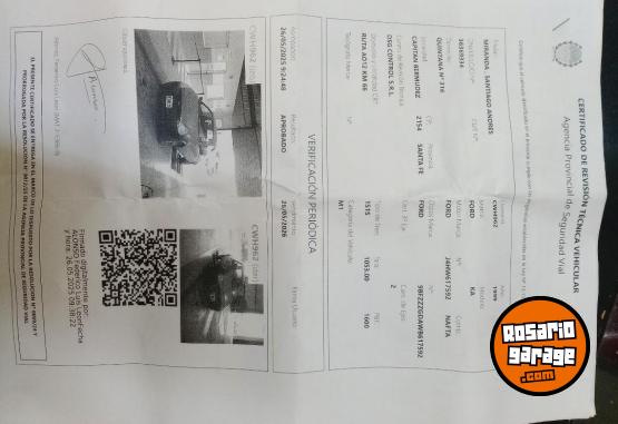 Autos - Ford ka 1999 Nafta 101000Km - En Venta