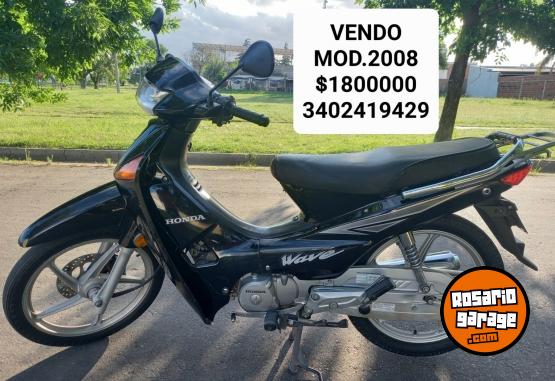 Motos - Honda Wave 2008 Nafta 45000Km - En Venta
