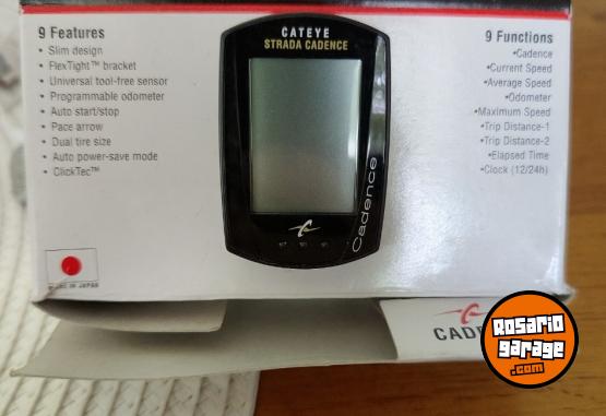 Deportes - Ciclocomputador bici Cateye Strada Cadence CC-RD200 9 funciones - En Venta
