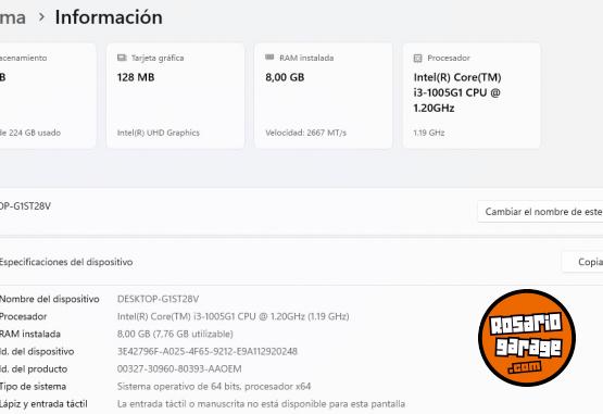 Informática - Notebook Bangho 15.6" - Como Nueva - En Venta