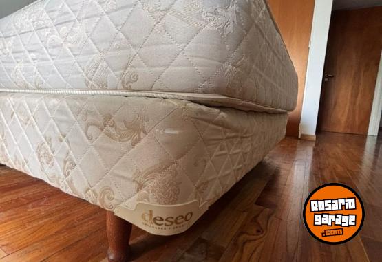 Hogar - VENDO COLCHÓN + SOMMIER DESEO CONFORT 2 PLAZAS - En Venta