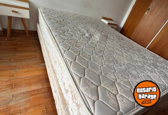 Hogar - VENDO COLCHÓN + SOMMIER DESEO CONFORT 2 PLAZAS - En Venta