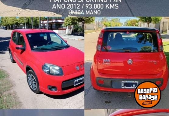 Autos - Fiat Uno Sporting 2012 Nafta 94000Km - En Venta
