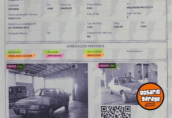 Autos - Opel VECTRA GLS 1992 Nafta 180000Km - En Venta