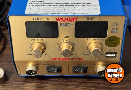 Electrónica - Estación de soldado y aire caliente Yaxun 886D+ - En Venta