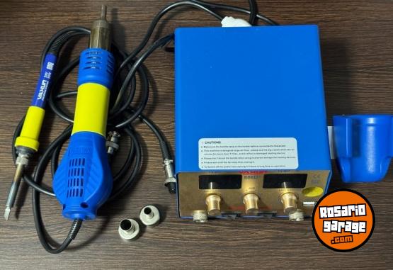 Electrónica - Estación de soldado y aire caliente Yaxun 886D+ - En Venta