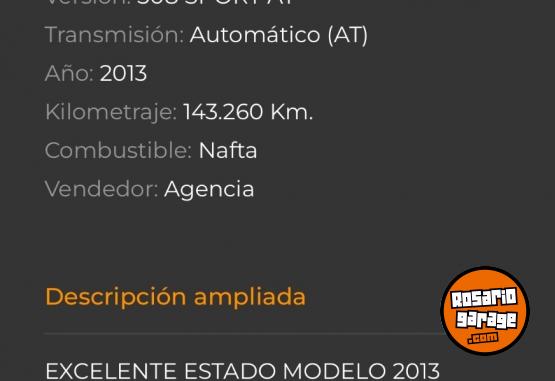 Autos - Peugeot 308 Sport Automtico 2013 Nafta 143261Km - En Venta