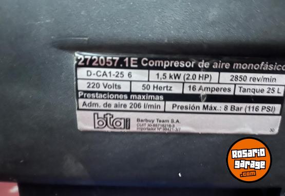 Herramientas - Compresor 2.hp muy buen estado - En Venta