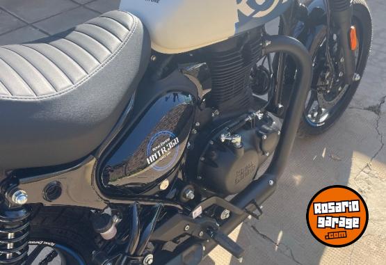 Motos - Royal Enfield Hunter 350 cc rebel blue 2024 Nafta 450Km - En Venta