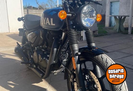 Motos - Royal Enfield Hunter 350 cc rebel blue 2024 Nafta 450Km - En Venta