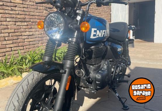 Motos - Royal Enfield Hunter 350 cc rebel blue 2024 Nafta 450Km - En Venta
