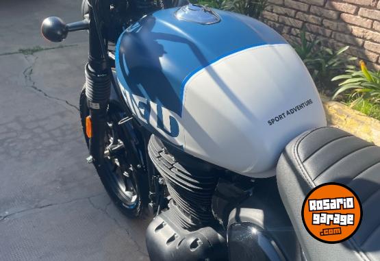 Motos - Royal Enfield Hunter 350 cc rebel blue 2024 Nafta 450Km - En Venta