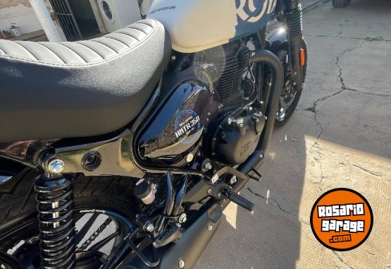 Motos - Royal Enfield Hunter 350 cc rebel blue 2024 Nafta 450Km - En Venta