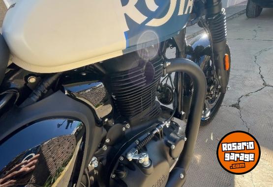 Motos - Royal Enfield Hunter 350 cc rebel blue 2024 Nafta 450Km - En Venta