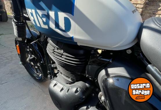 Motos - Royal Enfield Hunter 350 cc rebel blue 2024 Nafta 450Km - En Venta