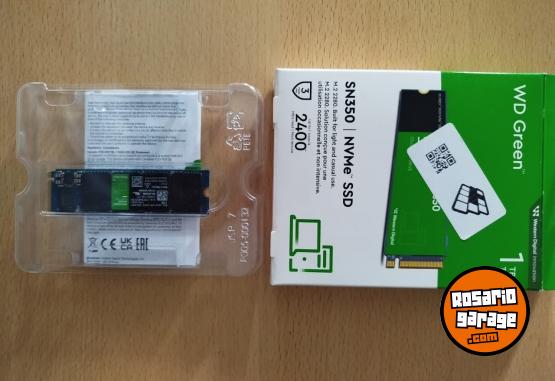 Informtica - Disco Solido SSD M.2 WD 1TB Green SN350 2400MB/s NVMe PCI-E Gen3 x4 - En Venta
