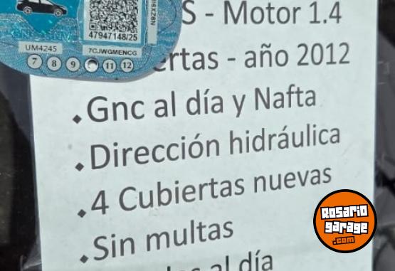 Autos - Chevrolet Celta ls 2012 GNC 180000Km - En Venta