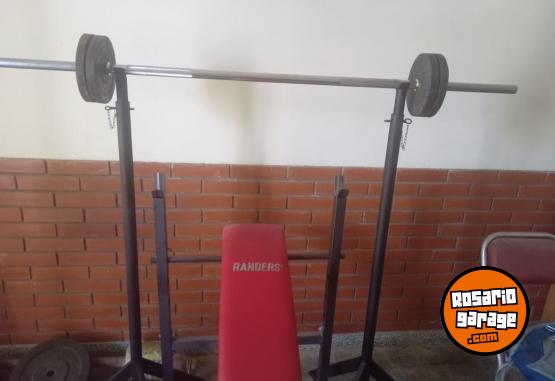 Deportes - banco,barra y discos - En Venta