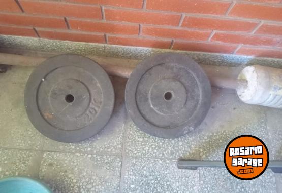 Deportes - banco,barra y discos - En Venta