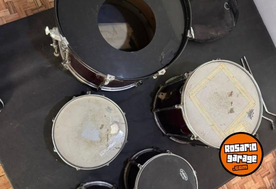 Instrumentos Musicales - Bateria pearl export de los 90' + fierros + platillos - En Venta