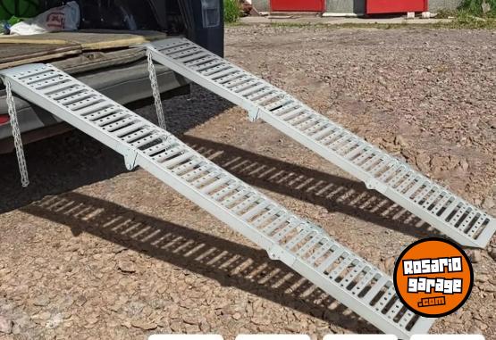 Accesorios para Motos - Rampas Plegables Metálicas Plata 1500 Lbs Juego X2 - En Venta