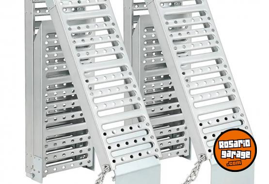 Accesorios para Motos - Rampas Plegables Metálicas Plata 1500 Lbs Juego X2 - En Venta
