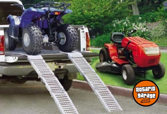 Accesorios para Motos - Rampas Plegables Metálicas Plata 1500 Lbs Juego X2 - En Venta