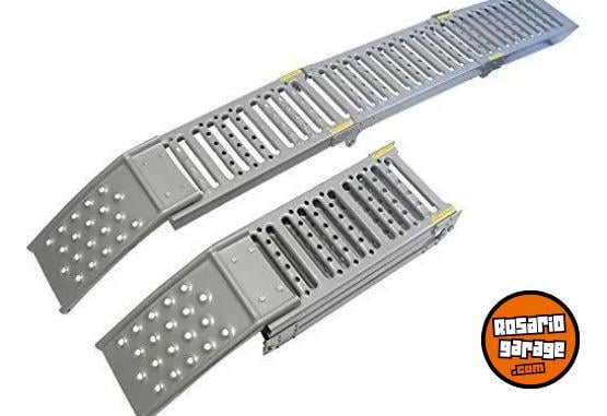 Accesorios para Motos - Rampas Plegables Metálicas Plata 1500 Lbs Juego X2 - En Venta