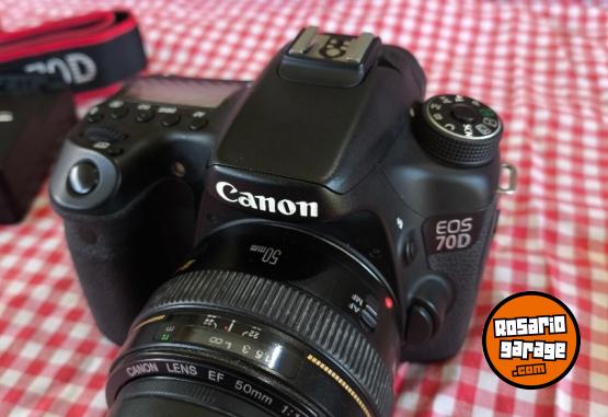 Electrónica - Camara Canon 70D + 50mm 1.4f + Accesorios - En Venta