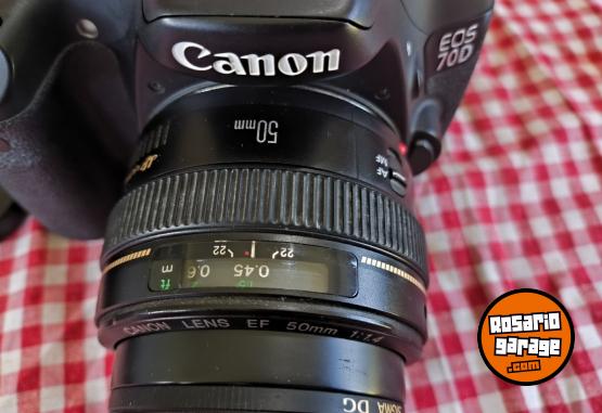 Electrónica - Camara Canon 70D + 50mm 1.4f + Accesorios - En Venta