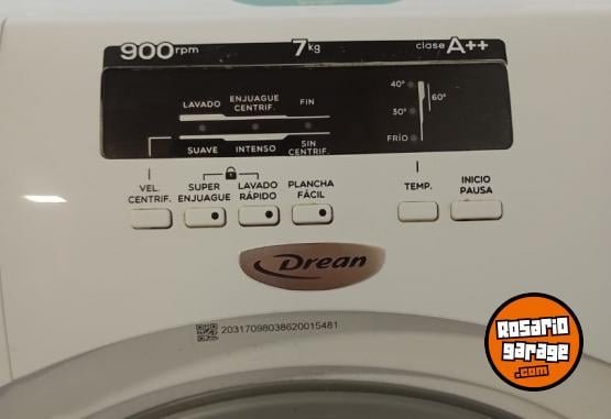 Hogar - Vendo lavarropas Drean Next 7kg - En Venta