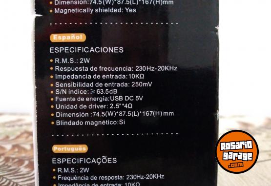 Informática - Parlantes Satellite AS-666U para PC de escritorio o Laptop - En Venta