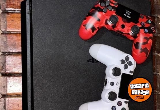 Otros - Play station 4 slim 1Tb con 3 juegos físicos y 2 yosticks - En Venta