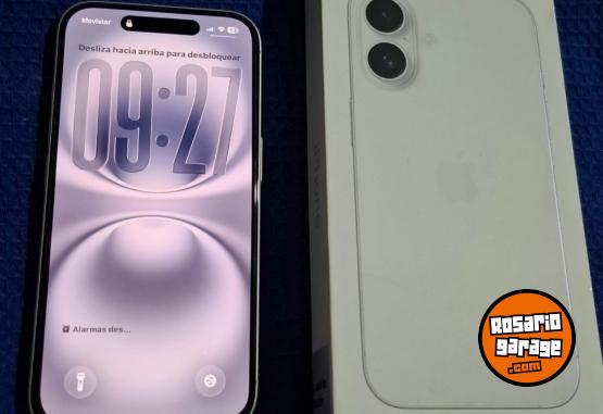 Telefonía - iPhone 16 100% bateria - En Venta