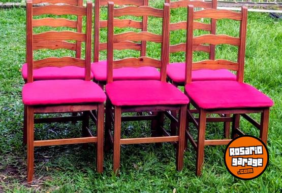 Hogar - Seis sillas de madera - En Venta