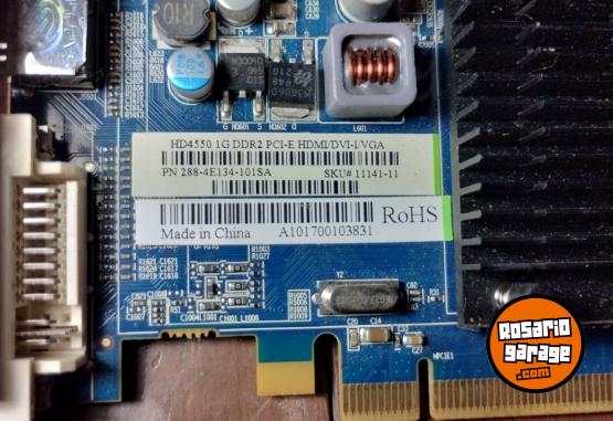 Informática - Placa de video AMD Radeon HD 1gb - En Venta