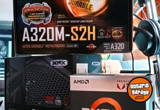 Inform�tica - 🥇 Combo AMD Ryzen 5 2500G + Mother + Fuente � Listo para armar - En Venta