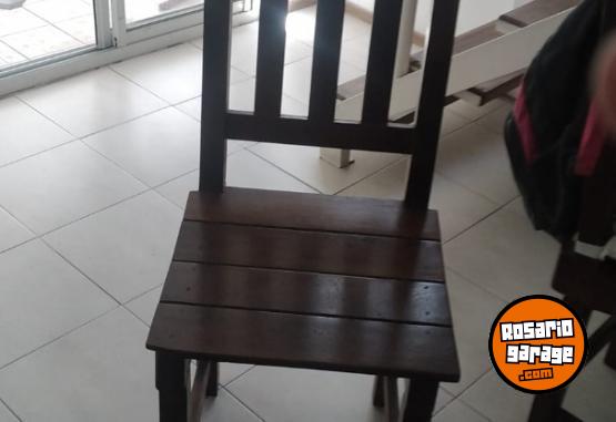Hogar - MESA Y 4 SILLAS  DE ALGARROBO - En Venta