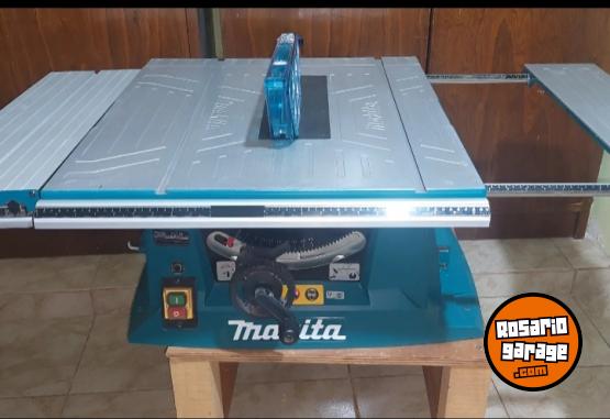 Herramientas - Sierra circular de banco Makita mlt100 255mm 150ww con disco (usada) - En Venta