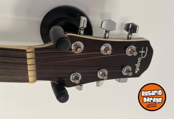 Instrumentos Musicales - Guitarra Acustica Parquer Media Caja Corte Tipo Apx Negra - En Venta