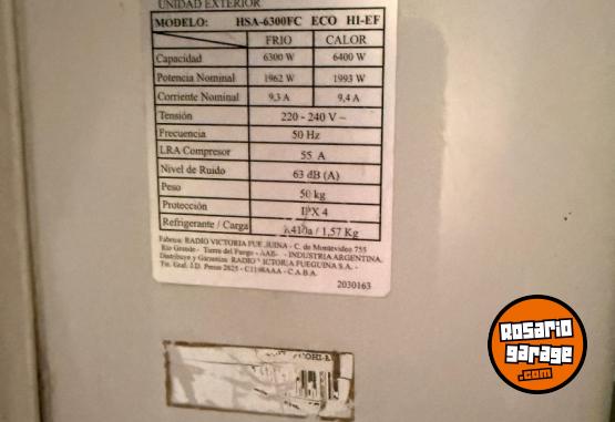 Hogar - Aire acondicionado de 6000 frigoria frio calor MOTOR NUEVO SIN US� impecable se puede probar su funcionamiento - En Venta