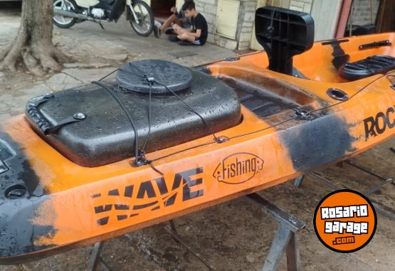 Deportes N&aacute;uticos - Kayak Rocker Wave Fishing equipado full para pesca - En Venta